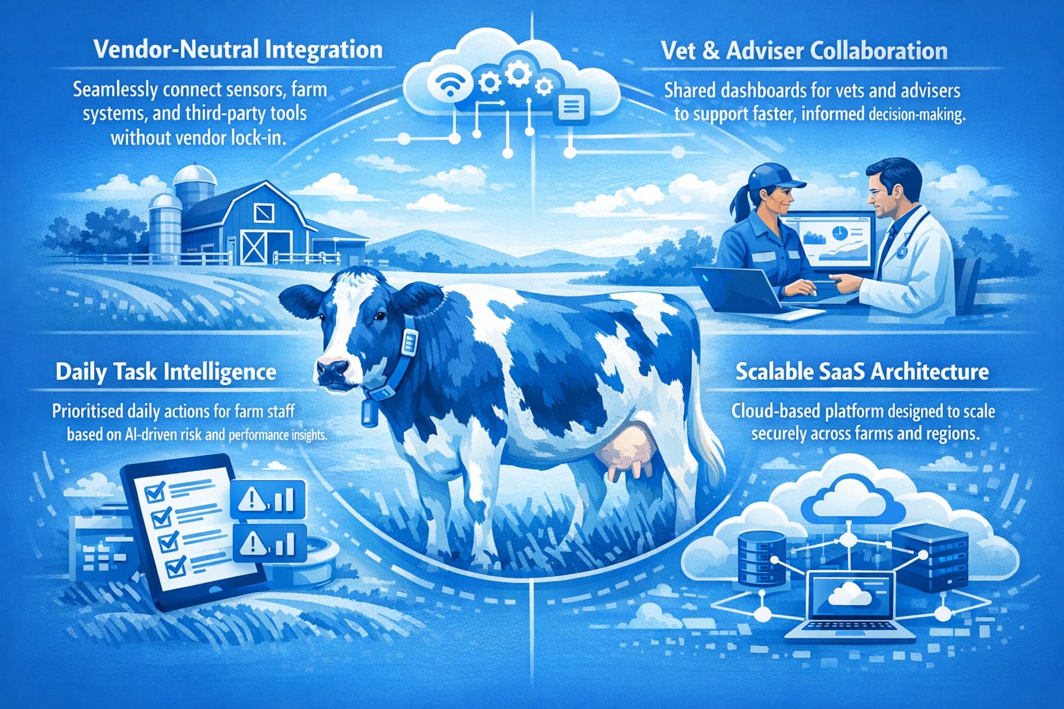 Dairy360 AI platform dashboard
